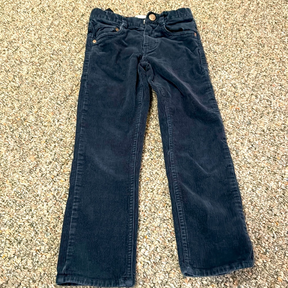 Boden blue corduroy pants, sz 5Y